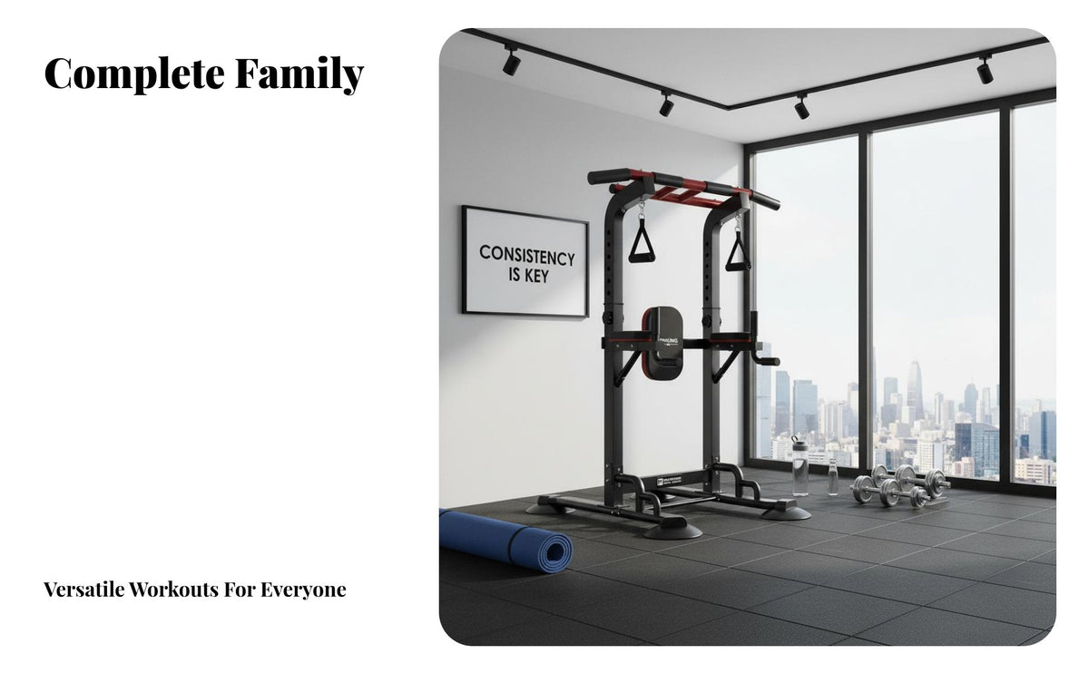 Heavy Duty Power Frame Thickened Steel Frame Pull up Station Stable Design Chin up and Station High Weight Capacity