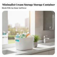 Handled Plastic carrier adaptable Organizer Basket Easy to Clean for Dorm Room