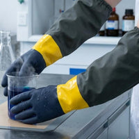 Textured Grip Chemical-Resistant Gloves Anti-Slip Corrosive-Resistant Gloves 70 Cm