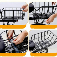 Mounting Hardware Rear Bike Basket Open Design Bike Rear Basket