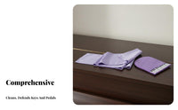 Piano Keyboard Dust Cover PU Leather Piano Protection Set Keyboard Cleaning Cloth