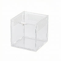 Clear Acrylic Terrarium Transparent Reptile Enclosure Secure Enclosure Compact for Pet Display