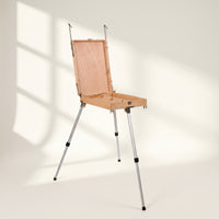 French Easel Foldable Storage Box Easel Portable Painting Box for Artists, Painters