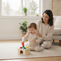 Wooden Pounding Toy Classic Wooden Mallet Compact for Infants