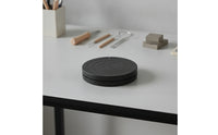 Decorating Turntable Low-Profile Pottery Wheel with Grooves Smooth-Turning Clay Sculpting Stand for Dessert Artists, Art Class, Kitchen Countertop