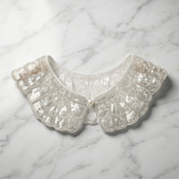 Beaded Collar Stylish Collar with Sequins Elegant for Photoshoots