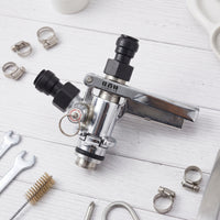 Keg Coupler with Lever Handle Reliable Keg Coupler with Pressure Relief Release Mechanism Beer Dispenser for Homebrewers Workstations