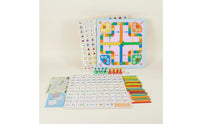 Cognitive Development Wooden Hundred Board Hand-Eye Coordination Child-Centered Number Game Double Sided Game Board for Kindergarteners, Preschoolers, Kids, Home School, Classroom