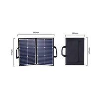 Quick Charge 3.0 40W Folding Solar Panel High Conversion Performance Foldable Solar Panel Built-in Stand Emergency Power Supply IP67 Waterproof for Hikers, Camping