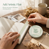 Twilight Synthetic Paper Glitter Die-Cut Washi Tape for DIY Scrapbooking and Decoration