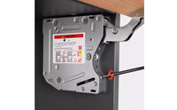 2 Pieces Hydraulic Support Mechanism Adjustable Lift up Hinge with Gentle Close Quiet Hardware for Overhead Storage