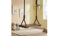 Wooden Swing Seat Indoor Outdoor Outdoor Flat Bench Seat Gently Surface