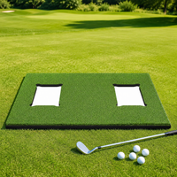Golf Training Mat, Foldable and Durable Hitting Mat, 150cm × 120cm, Non-Slip Foam Base, Ideal for Garage and Outdoor Use