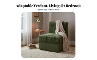 Pleated configurable Sectional French Retro aesthetic Sofa Combinable Sections Couch for Interior Designers, Homeowners, Living Room, Bedroom, Lounge Area