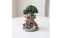 Fairy Garden Tree House Tree-House Figurine Decorative Fairy Garden Ornament for Gardeners, Patio, Planter