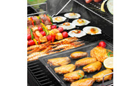 Barrel Grill with Side Smoker Outdoor Briquette-Fueled Barbecue with Smoker Multi-Functional Grill with Warming Rack for Grilling Enthusiasts