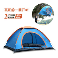 Automatic Pop-Up Camping Tent for 3-4 People - Winter Warmth & Indoor Use