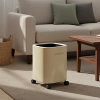 Luxury Feel Wheeled Garbage Bin Easy to Move Rolling Garbage Can Wheels Large uncoveredTop Waste Bin Modern Look for Kitchen, Living Room, Home