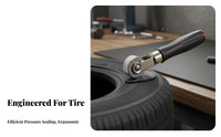 Removes Trapped Air Tire Repair Roller Long-Lasting Tire Repair Press Wheel Easy Grip Handle for Mechanics, DIYers, Garage