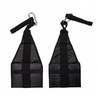 2 Pieces Hanging Ab Straps Core Strength Training Ab Strap Straps Reduces Grip Fatigue Pull-up Bar Arm Supports for Gym