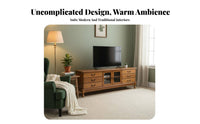 Matching Coffee Table Available Low-Profile Cabinet with Drawers Modern Simple Design TV Stand Ample Storage Media Console Sturdy Construction for Homeowners, Renters, Families, Living Room, Bedroom, Apartment