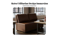 Retro Design mechanical design Bar Set Upholstered Sofa mechanical Dining Booth Set sturdy Construction Pub Furniture Easy to Clean for Cafe Proprietors, Business Owners, Lounge, Coffee Shop, Bistro