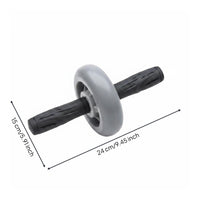 Fitness Roller Compact Exercise Wheel Stable Abdominal Roller for Home Workout