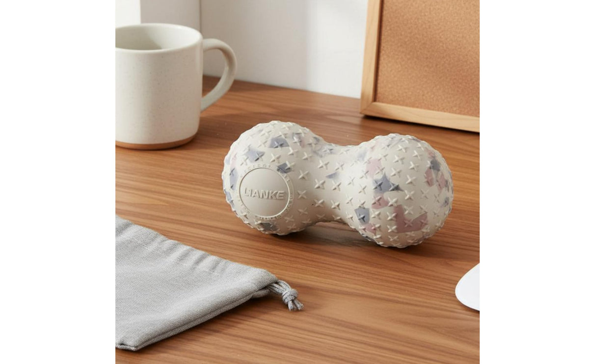 Muscle Relief Peanut Massage Ball Deep Tissue EVA Massage Ball High Hardness Fitness Gear Easy to Clean for Workout, Office