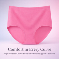 Women's High Waist Knickers with Control, Ladies Underwear Multipack in Soft Material, Postpartum C Section