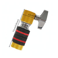 Hi-Hat Clutch with Clamp Lever Reliable Hi-Hat Clutch Drum Accessory Secure Hardware Chrome for Drummers, Practice Setups