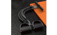 Foot Pedal Pull Rope Multi-Functional 4 Tube Pedal Exerciser Multifunctional Sit up Core Sculpting Tool for Beginners