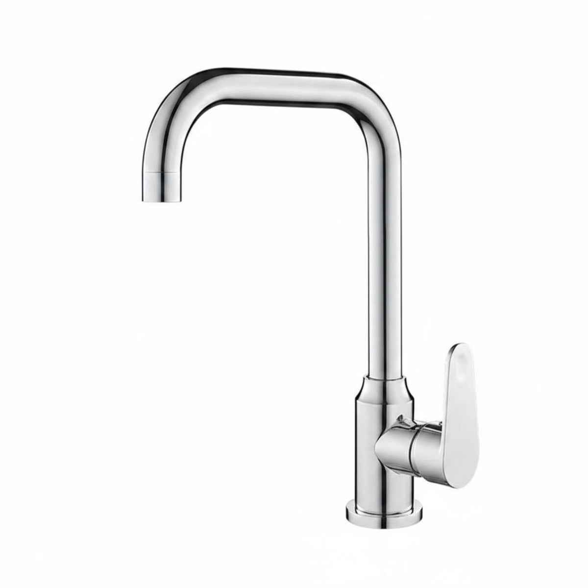 Anti-Splash Hot Cold Water Mixer Tap Brass Construction Swivel Spout Sink Mixer Safe Material Plumbing Fixture for Bar, Laundry Room