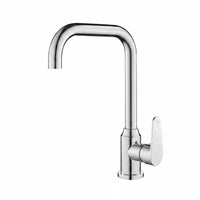 Anti-Splash Hot Cold Water Mixer Tap Brass Construction Swivel Spout Sink Mixer Safe Material Plumbing Fixture for Bar, Laundry Room