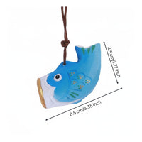 2 Pieces Modern Simple Design Desktop Koi Sculpture Good Luck Charm Wooden Koi Figurine Solid Wood for Couples, Office, Bookshelf