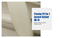 8th Generation Accord Door Armrest Leather Panel, 2008-2013 Interior Handle Cover, Multiple Colors, Custom Fit