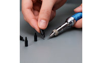 Punch Tool with Interchangeable Tips Hole Perforator Wrist Strap Hole Perforator for Leathercrafters, Crafters, Leathercraft