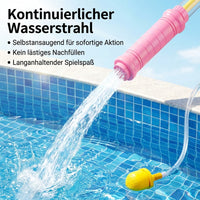 Water Sprayer Pistol Pump Gun, Large Water Gun with High Capacity, Durable for Garden Party & Beach, Deep Blue/Orange/Yellow