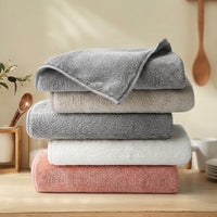 Thickened Cleaning Cloth and Microfibre Cloth, 3 Pack Super Absorbent Cleaning Cloths, Non-Oil for Kitchen, Glass and Car Drying