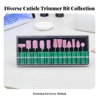 Professional Grade Nail Drill Bit Set Precision Crafted Crystal Nail Bits Long-Lasting for Manicurists, DIY Enthusiasts, Spa, Pedicure