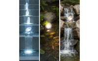 Underwater Light case with Bracket Waterproof Underwater Lamp Housing Adjustable For