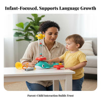 Oral Motor Training Toy Speech Development Aid Oral Motor Training Tool Set Infant Material Buoyant Ball Blower Toy for Home, Fun Time, Nursery