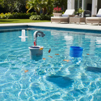 Automatic Pool Skimmer Pool Debris Collector Large Capacity Basket