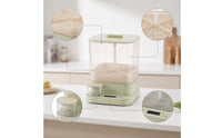 Bean Sprout Machine Smart Bean Sprouter Automatic Sprouter with Water Tank Transparent Three-Layer Sprout Maker Countertop