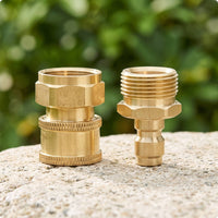 Pressure Washer Fitting Threaded Quick Connector Quick Connect and Disconnect Coupler for Car Vehicle Cleaners
