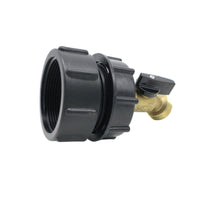 Adapter with Faucet Angled Tote Manual Garden Hose Connector for Irrigation