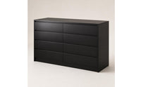 8-Drawer Dresser Modern Eight Drawer Dresser Minimalist Bedroom Chest of Drawers for Living Room
