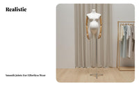 Maternity Mannequin Torso Lightweight Mannequin Torso Sturdy Maternity Clothing Display Form for Boutiques, Showrooms, Commerce Shows