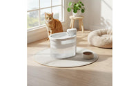 Cat Water Dispenser Multi Layer Filtration Cordless Circulating Water Dispenser Pet Waterer for Cats, Dogs