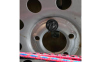 Spare Tire Carrier Bracket Wall-Mounted Spare Tire Carrier Bolt-on Steel for Enclosed Trailers, Garages