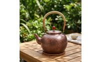 Copper Teapot with Strainer Compact Hammered Copper Tea Kettle Practical Cookware for Home Kitchen